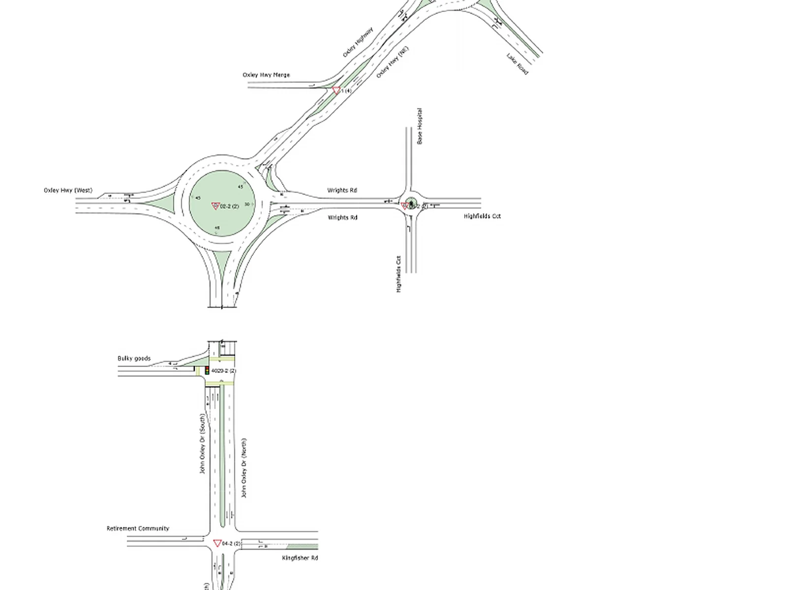 Highfields Circuit health and education precinct transport network